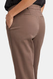 NYDJ Sadie Slim Pants In Stretch Twill - Dark Wood