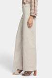 NYDJ Whitney Trouser Pants In Stretch Twill With High Rise - Feather