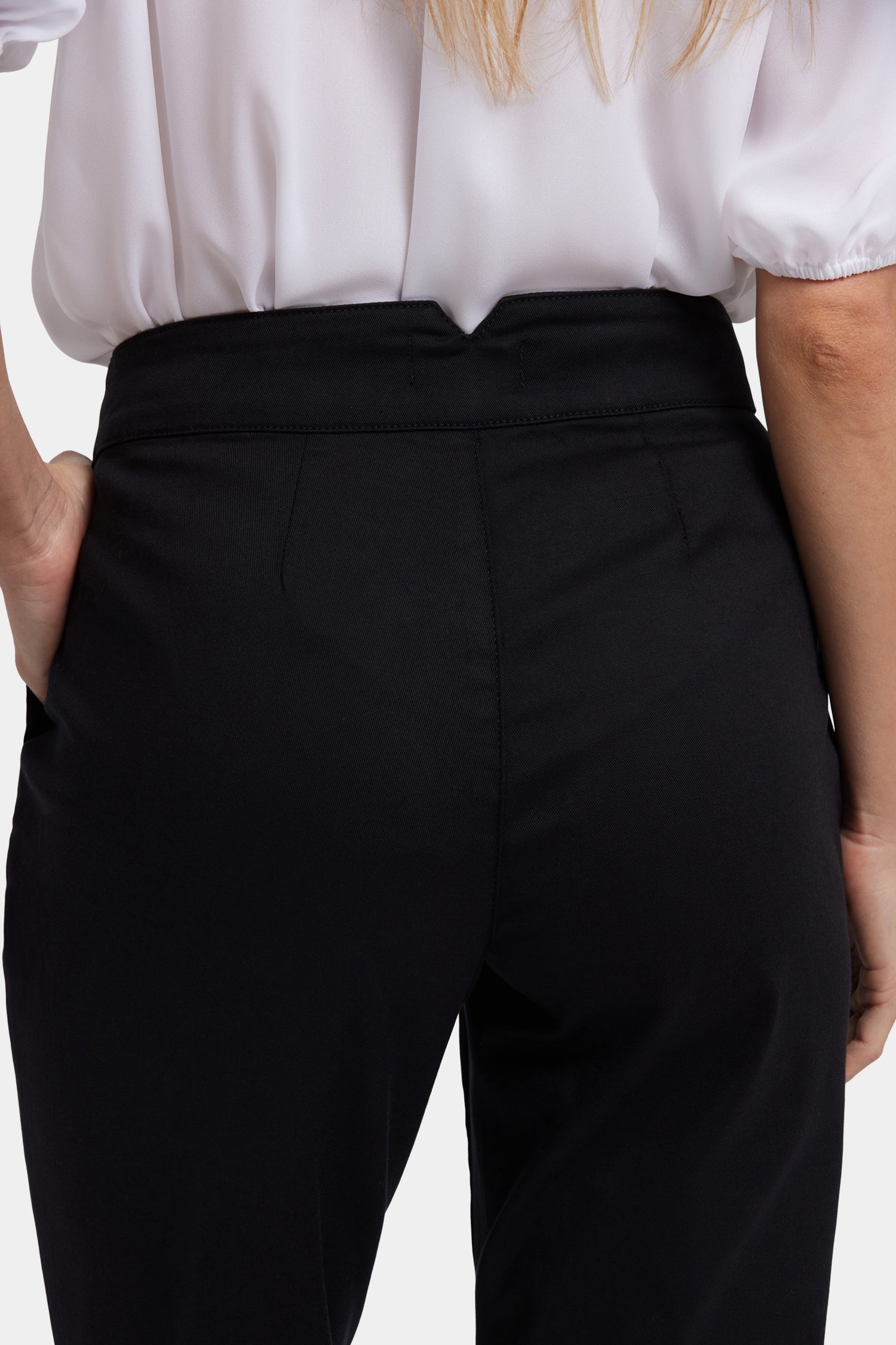 NYDJ Payton Pedal Pushers In Stretch Twill - Black