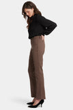 NYDJ Barbara Bootcut Trouser Pants In Stretch Twill - Dark Wood