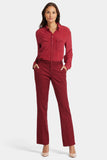 NYDJ Barbara Bootcut Trouser Pants In Stretch Twill - Wild Currant