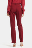 NYDJ Barbara Bootcut Trouser Pants In Stretch Twill - Wild Currant