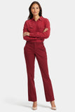 NYDJ Barbara Bootcut Trouser Pants In Stretch Twill - Wild Currant