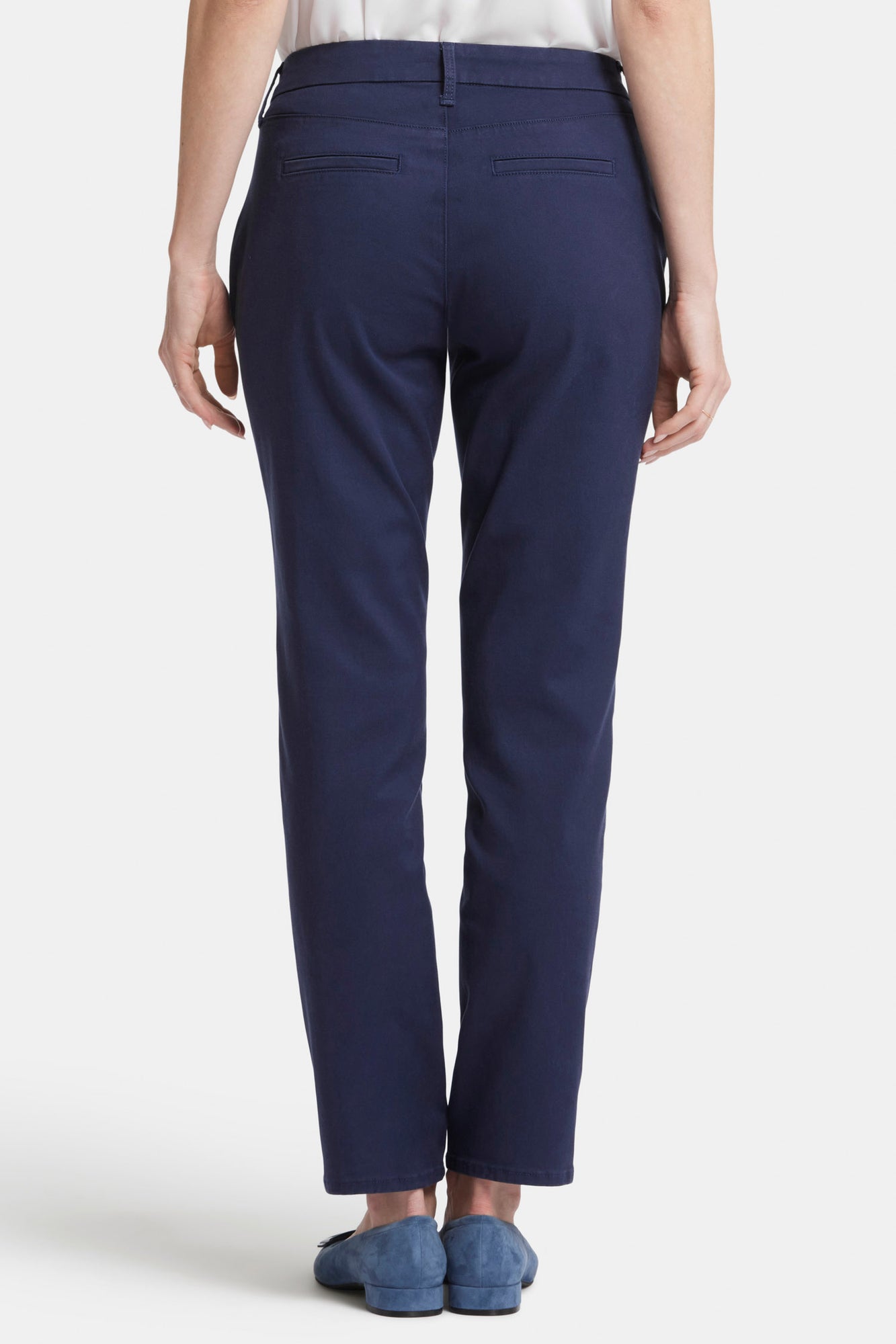 NYDJ Sheri Slim Trouser Pants In Stretch Twill - Starless Sky