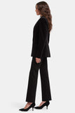 NYDJ Tuxedo Jacket In Velveteen - Black