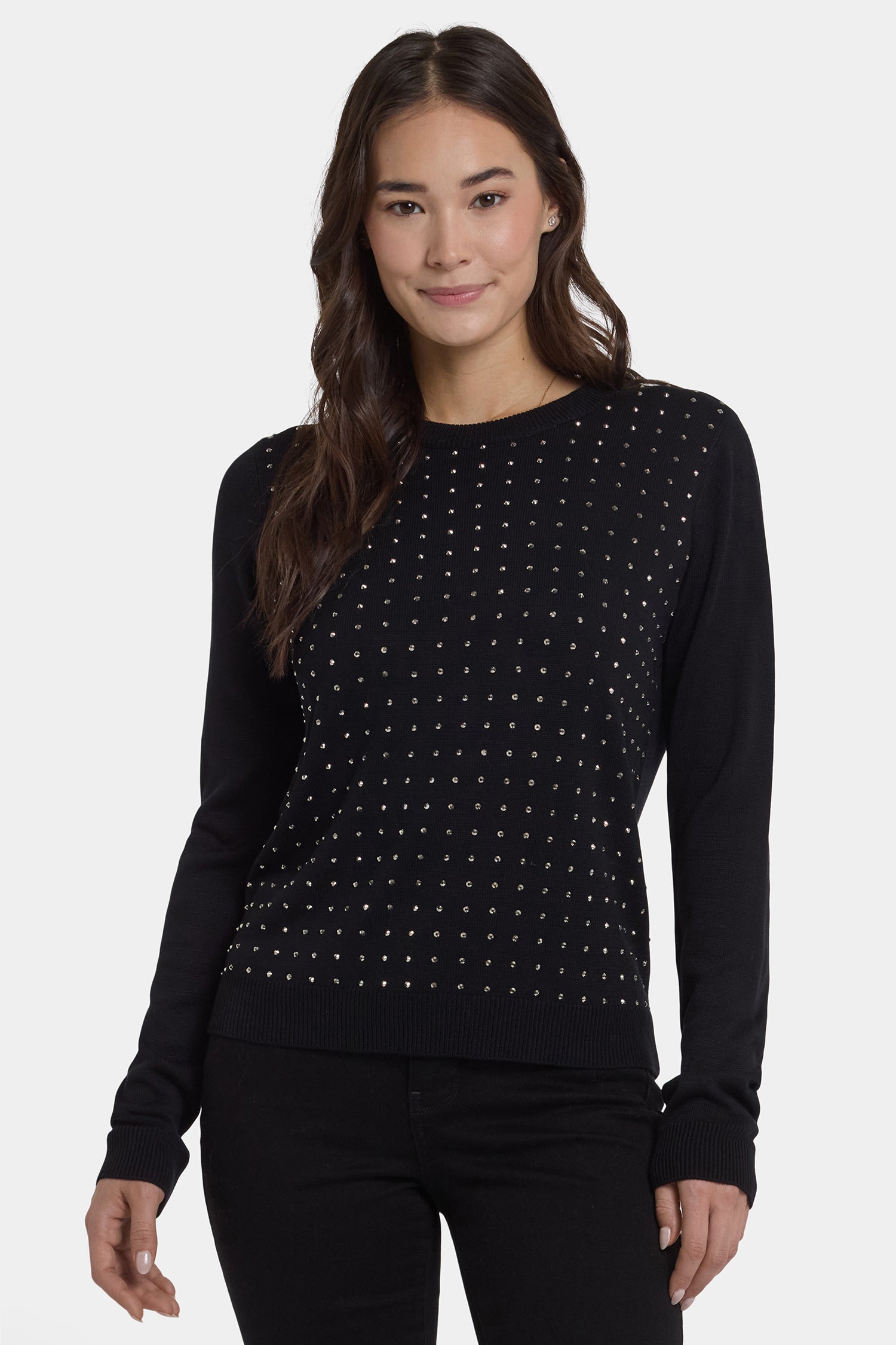 NYDJ Sparkle Sweater  - Black