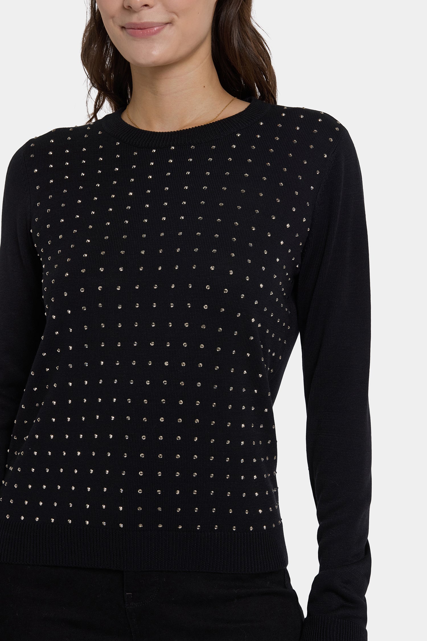 NYDJ Sparkle Sweater  - Black