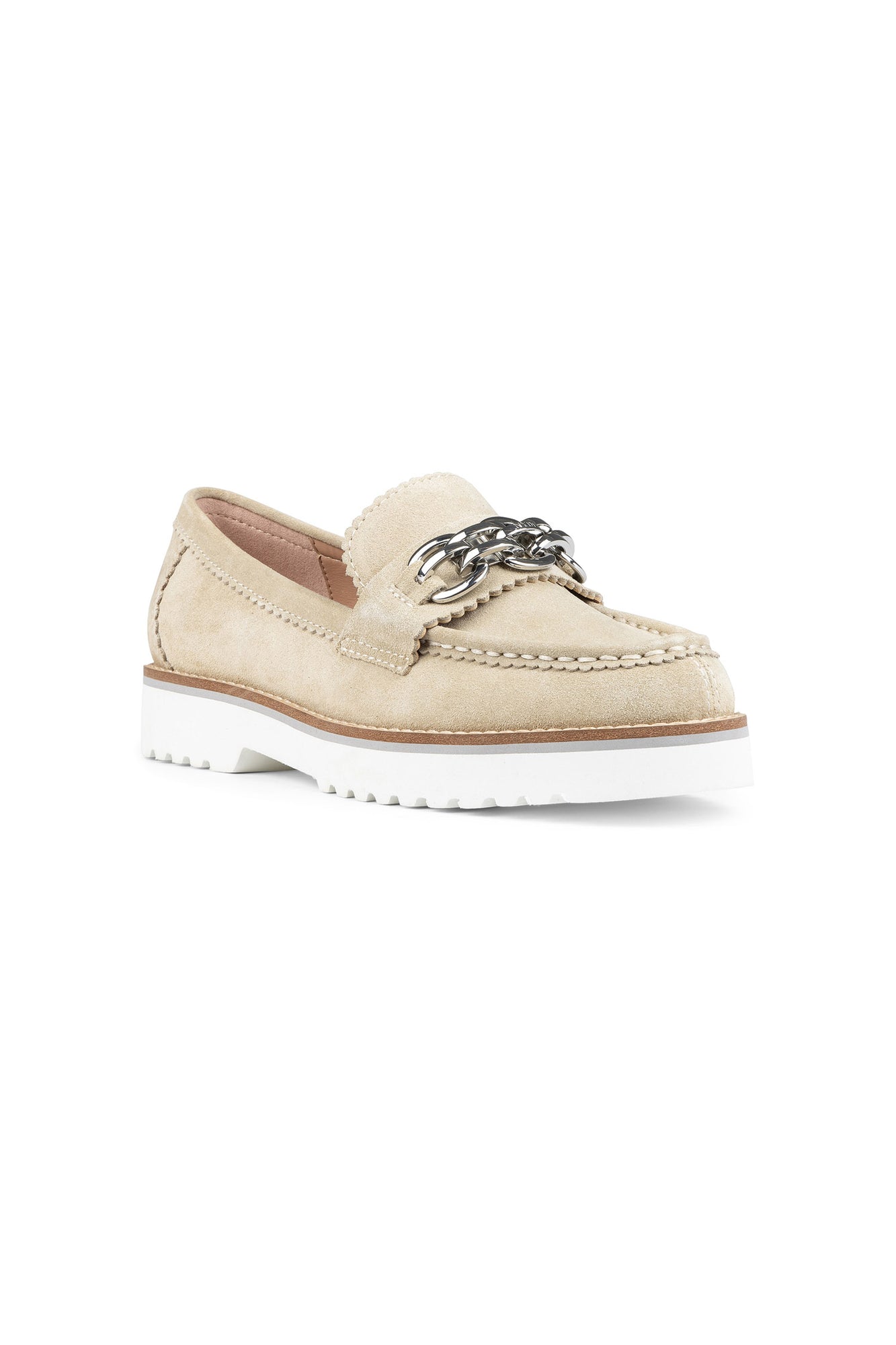 NYDJ Owens Loafers In Suede - Cashmere