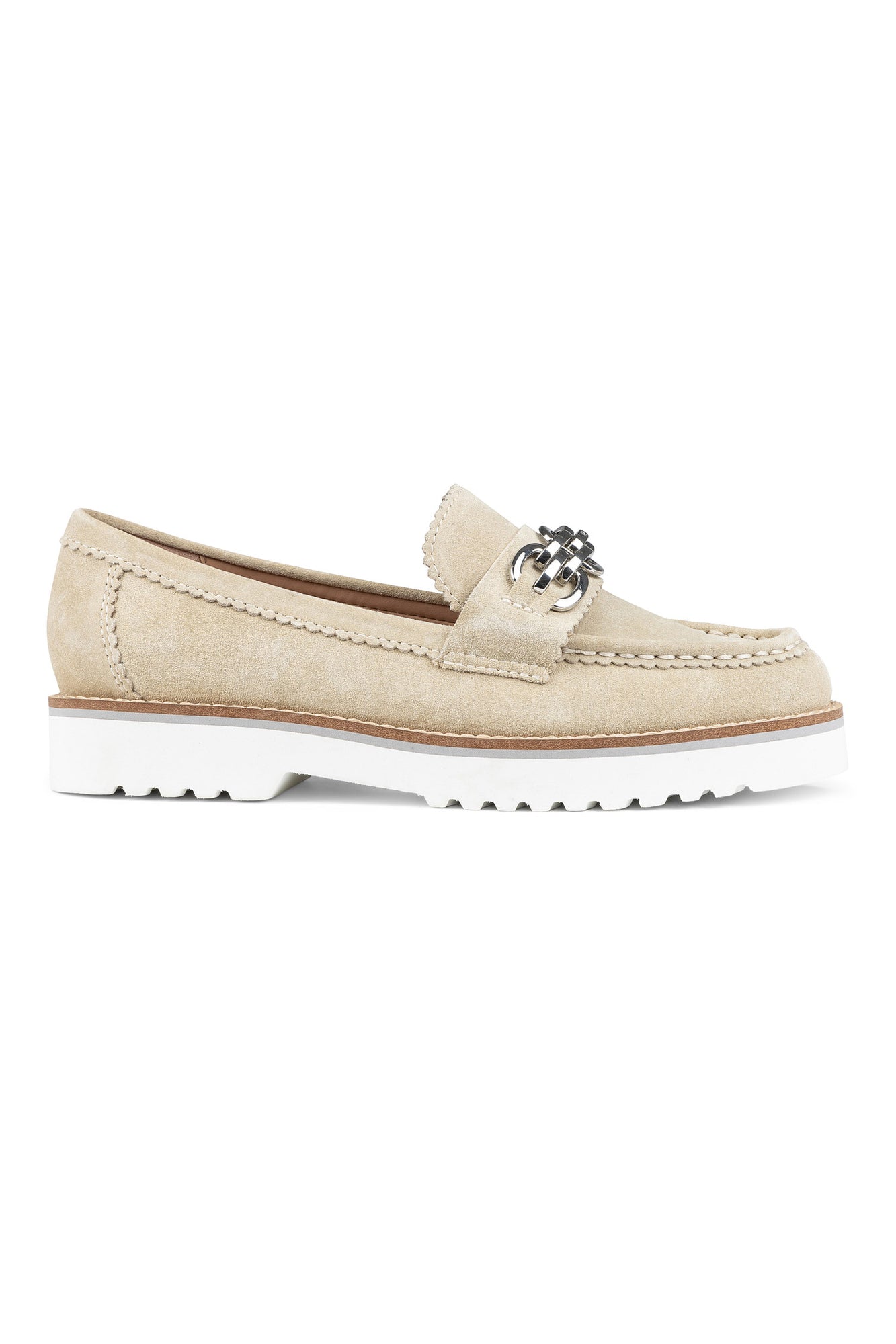 NYDJ Owens Loafers In Suede - Cashmere