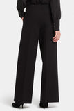 NYDJ Whitney Trouser Pants In Petite In Ponte Knit With Super High Rise - Black