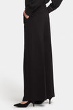 NYDJ Whitney Trouser Pants In Petite In Ponte Knit With Super High Rise - Black