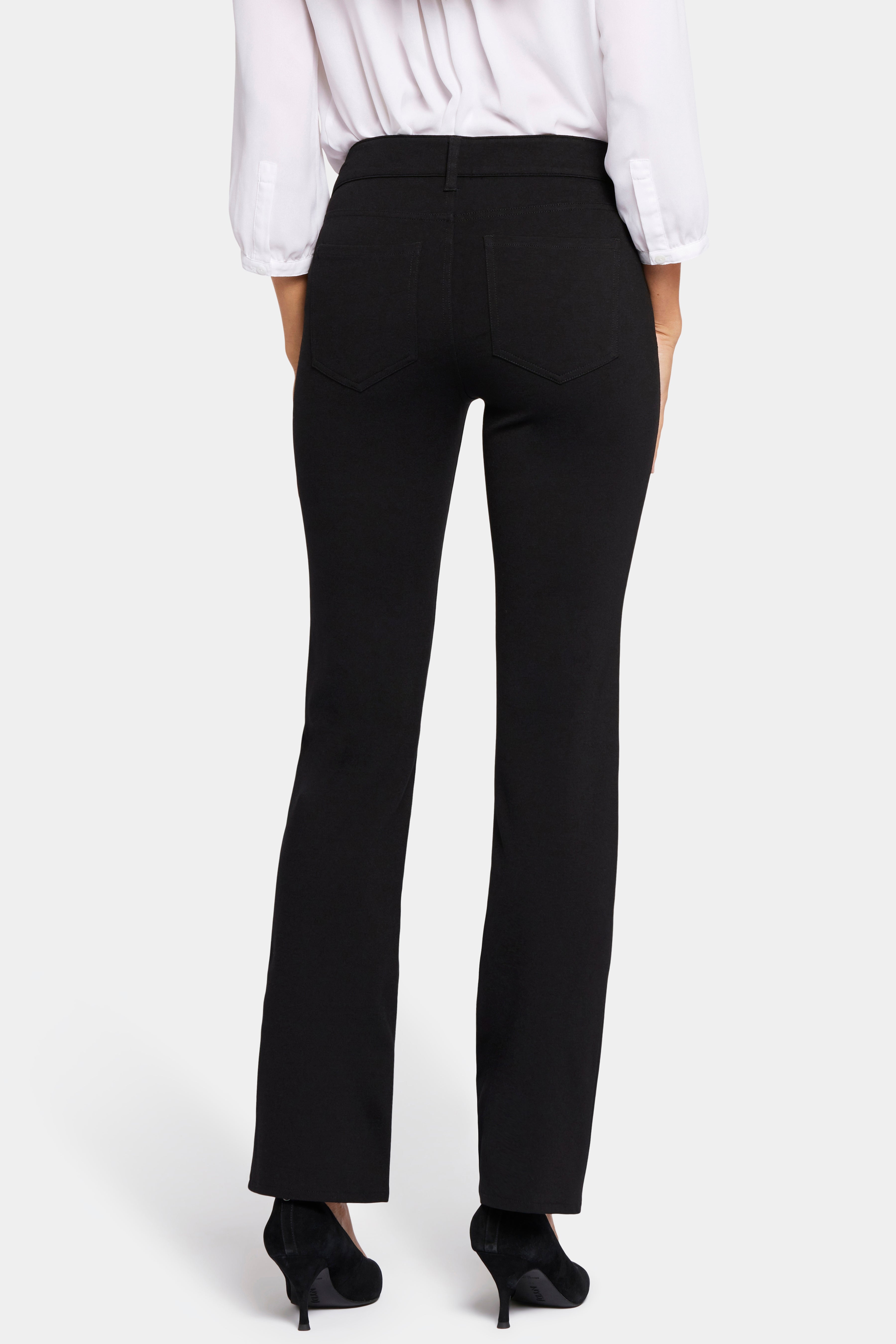 Pantaloni NYDJ Betty Ankle In Ponte Knit, Jeans Comfort Donna, Vita Media, Tessuto Elasticizzato Morbido, Chiusura Con Bottone, Lavabili In Lavatrice, Colore Blu Scuro, Vestibilità Semplice