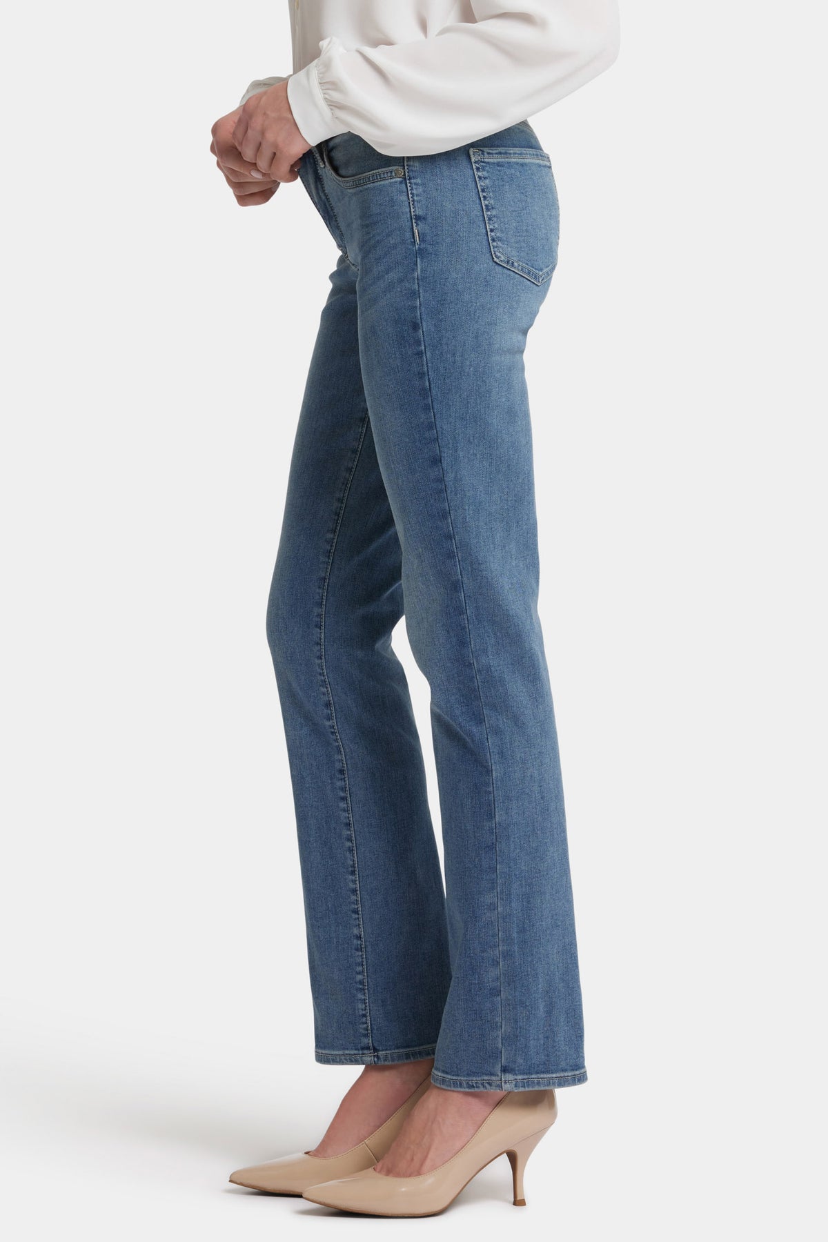 NYDJ Marilyn Straight Jeans In Petite  - Heyburn Wash