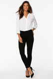 NYDJ Ami Skinny Jeans In Petite In Sure Stretch® Denim - Black