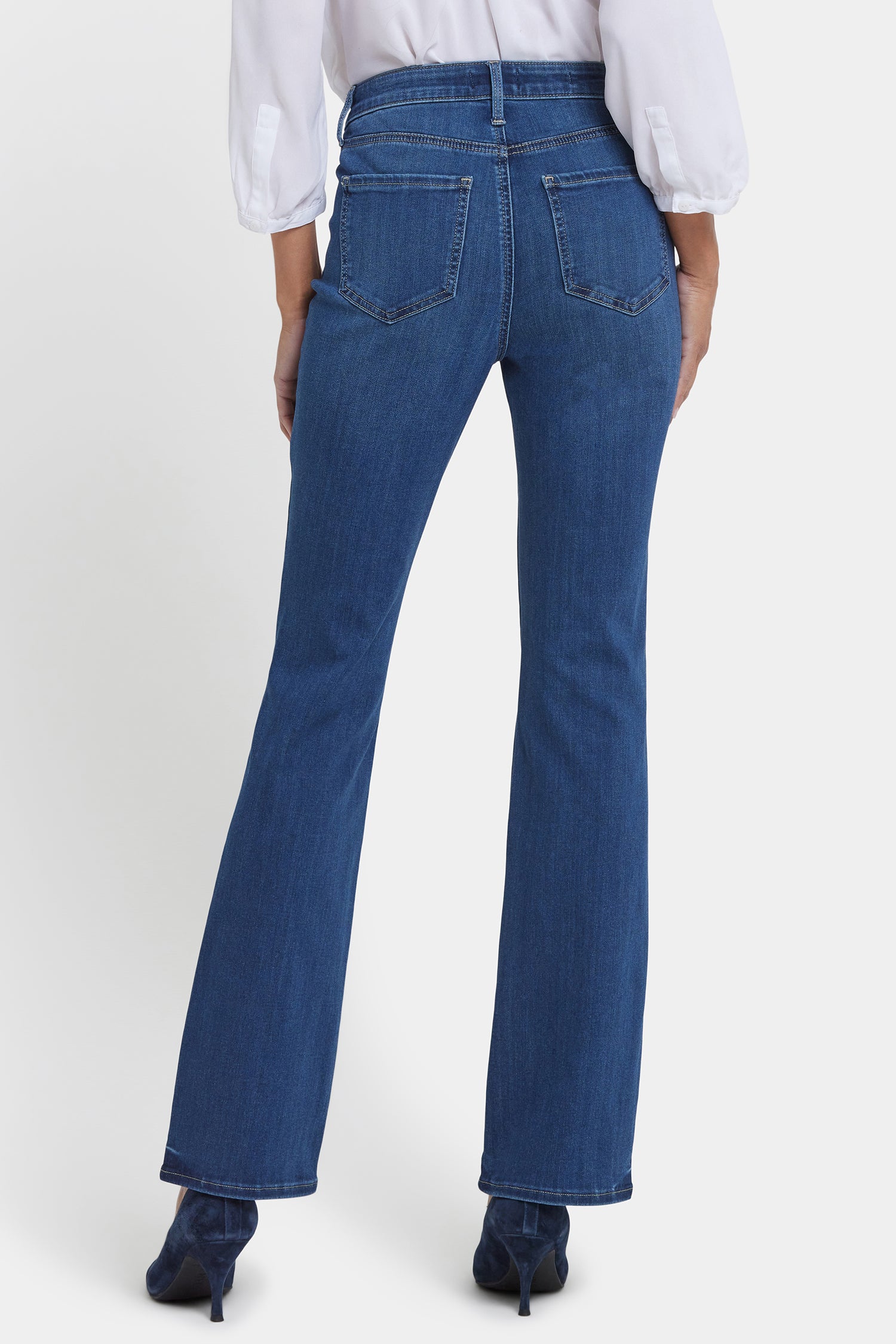 NYDJ Billie Mini Bootcut Jeans In Petite In Sure Stretch® Denim With High Rise - Vintage Lapis