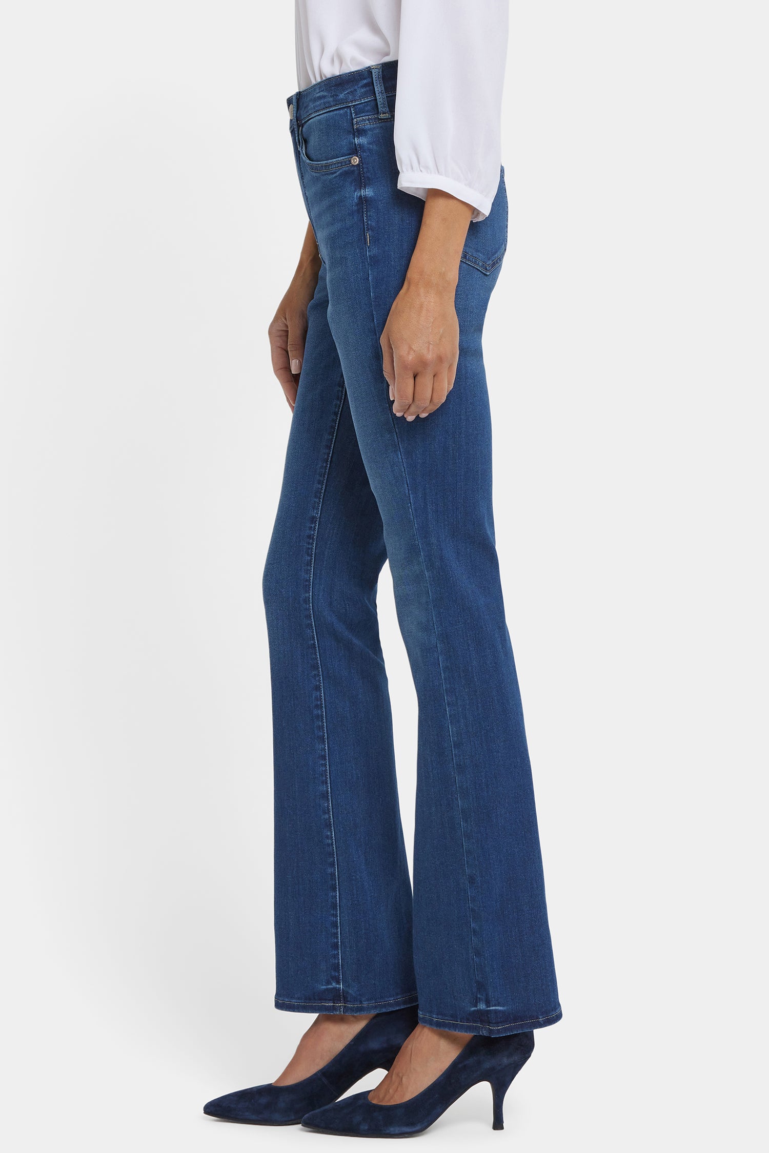 NYDJ Billie Mini Bootcut Jeans In Petite In Sure Stretch® Denim With High Rise - Vintage Lapis