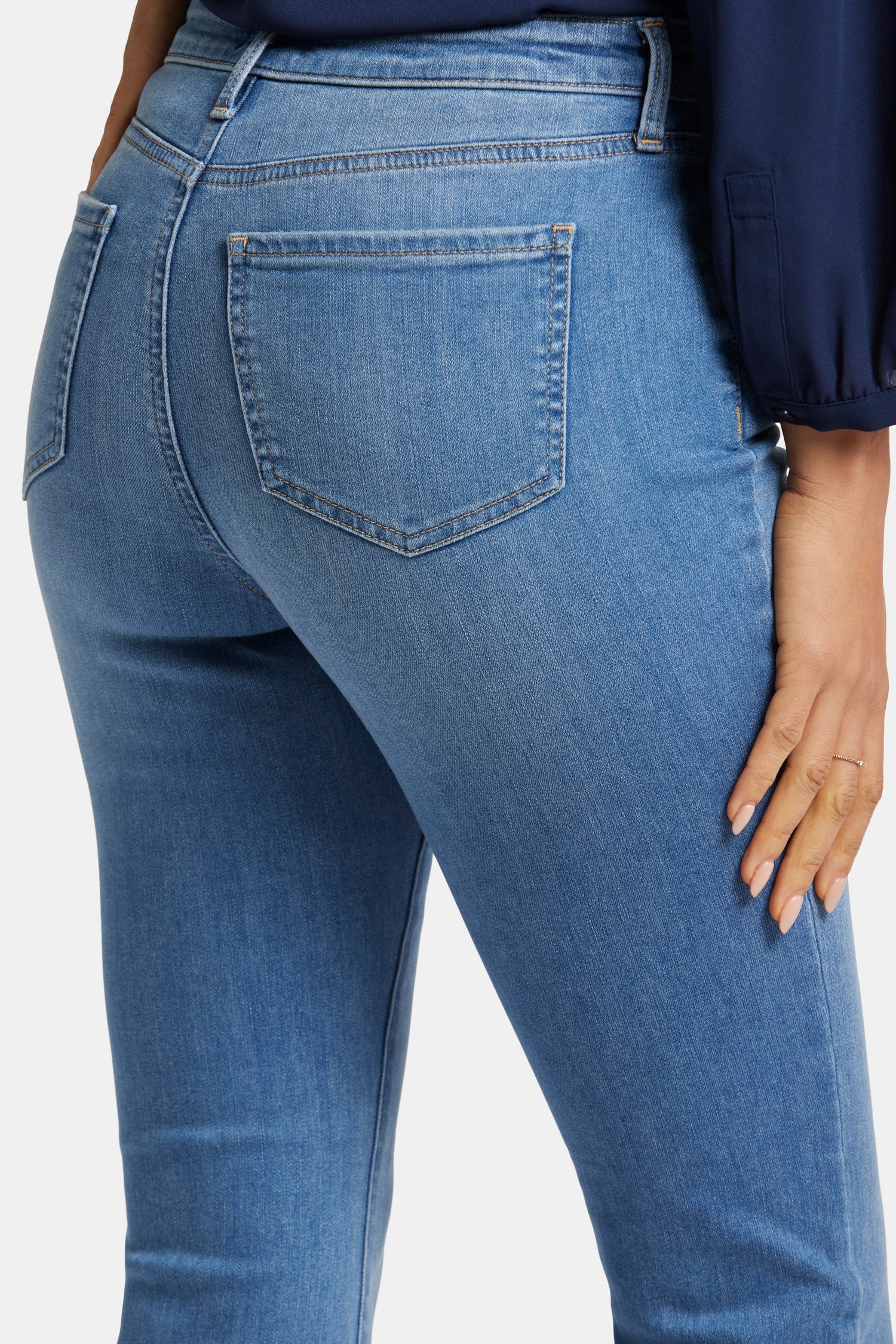 Billie Mini Bootcut Jeans In Petite In Sure Stretch® Denim Billie Mini Bootcut Jeans In Petite In Sure Stretch® Denim