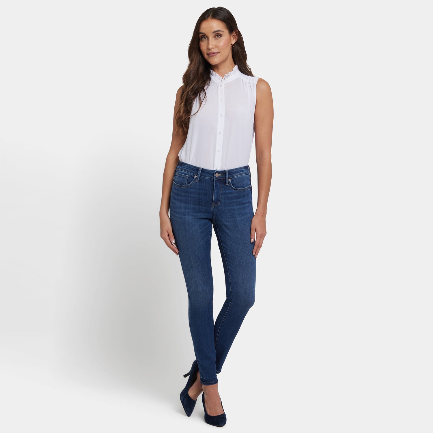 Ami Skinny Jeans In Petite In Sure Stretch® Denim - Vintage Lapis
