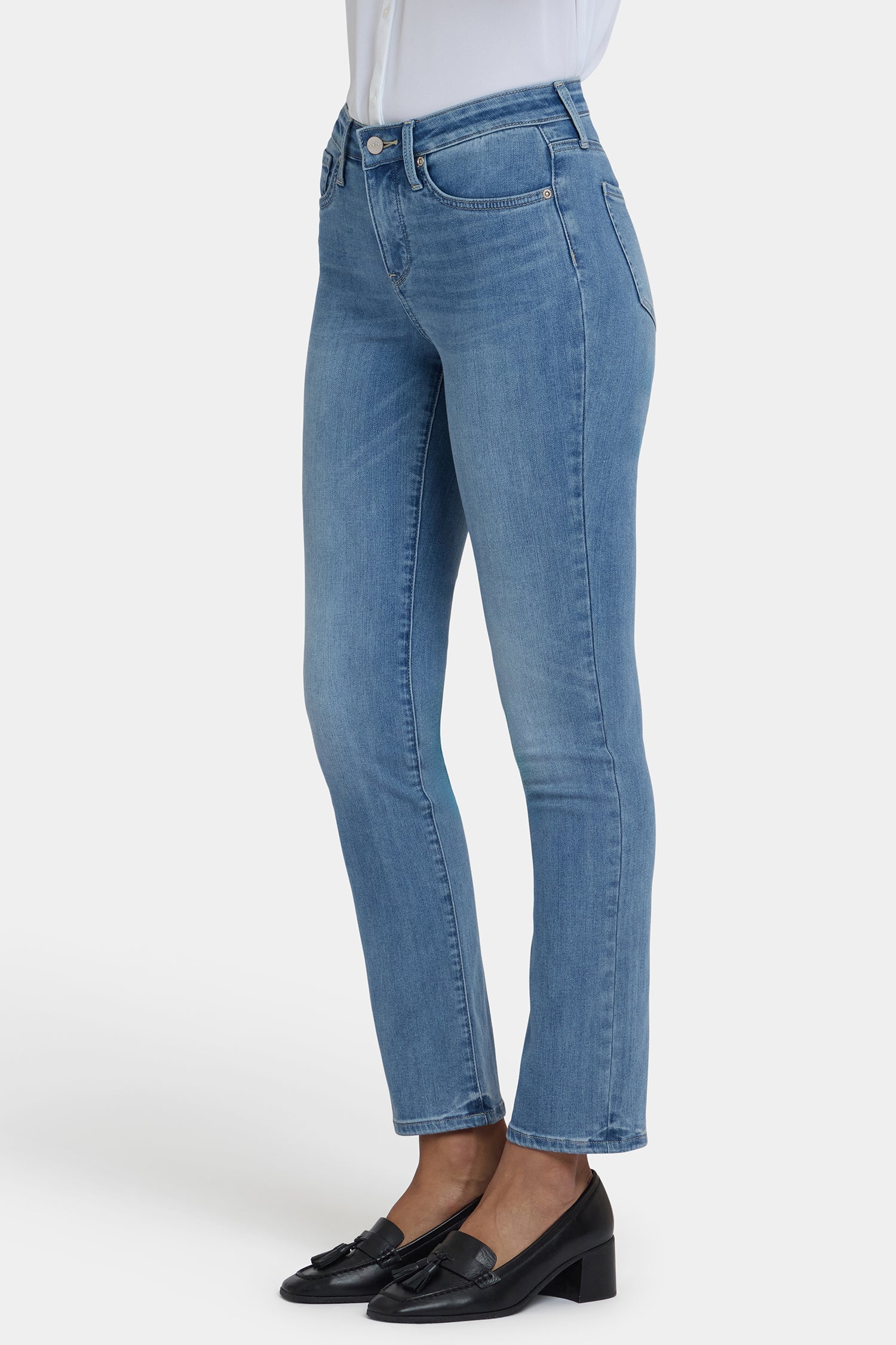 NYDJ Sheri Slim Jeans In Petite In Sure Stretch® Denim - Bastille Sea