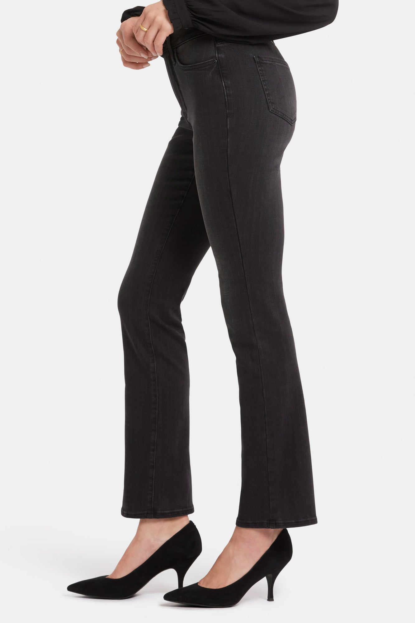 NYDJ Billie Mini Bootcut Jeans In Petite In Sure Stretch® Denim With High Rise - Crosswinds