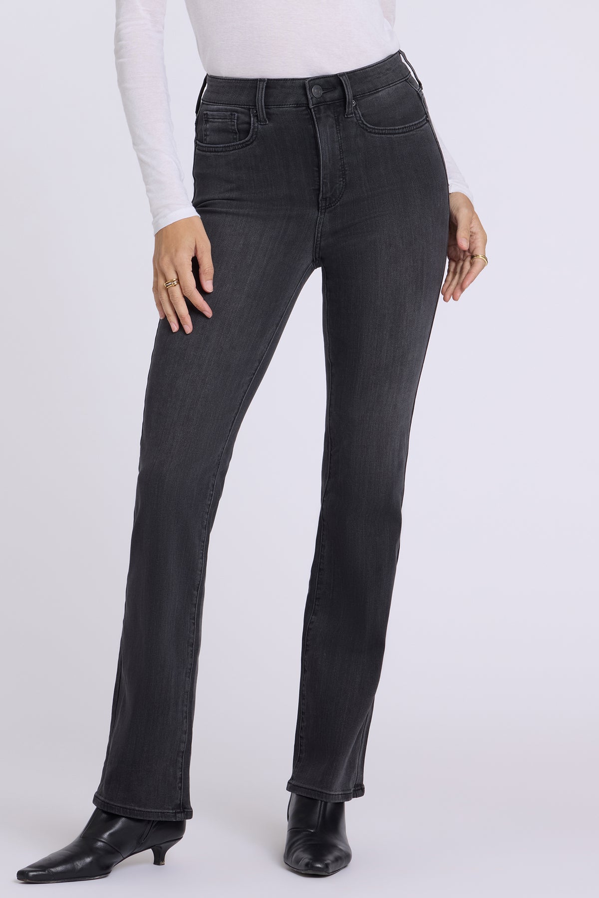NYDJ Barbara Bootcut Jeans In Petite In Sure Stretch® Denim With High Rise - Helleborus