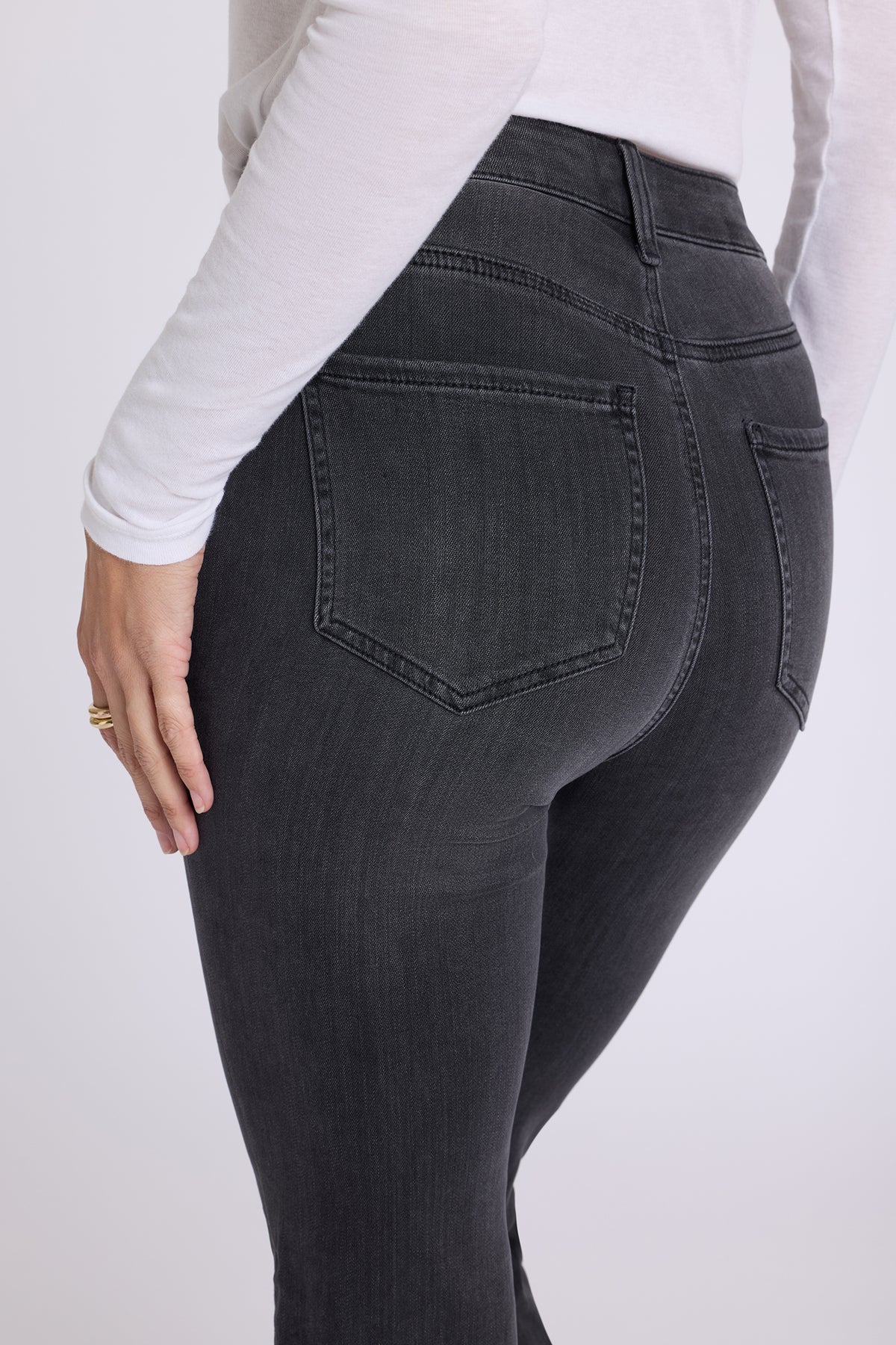 NYDJ Barbara Bootcut Jeans In Petite In Sure Stretch® Denim With High Rise - Helleborus