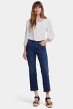 NYDJ Marilyn Straight Ankle Jeans In Petite In Cool Embrace® Denim - Ibiza Blues