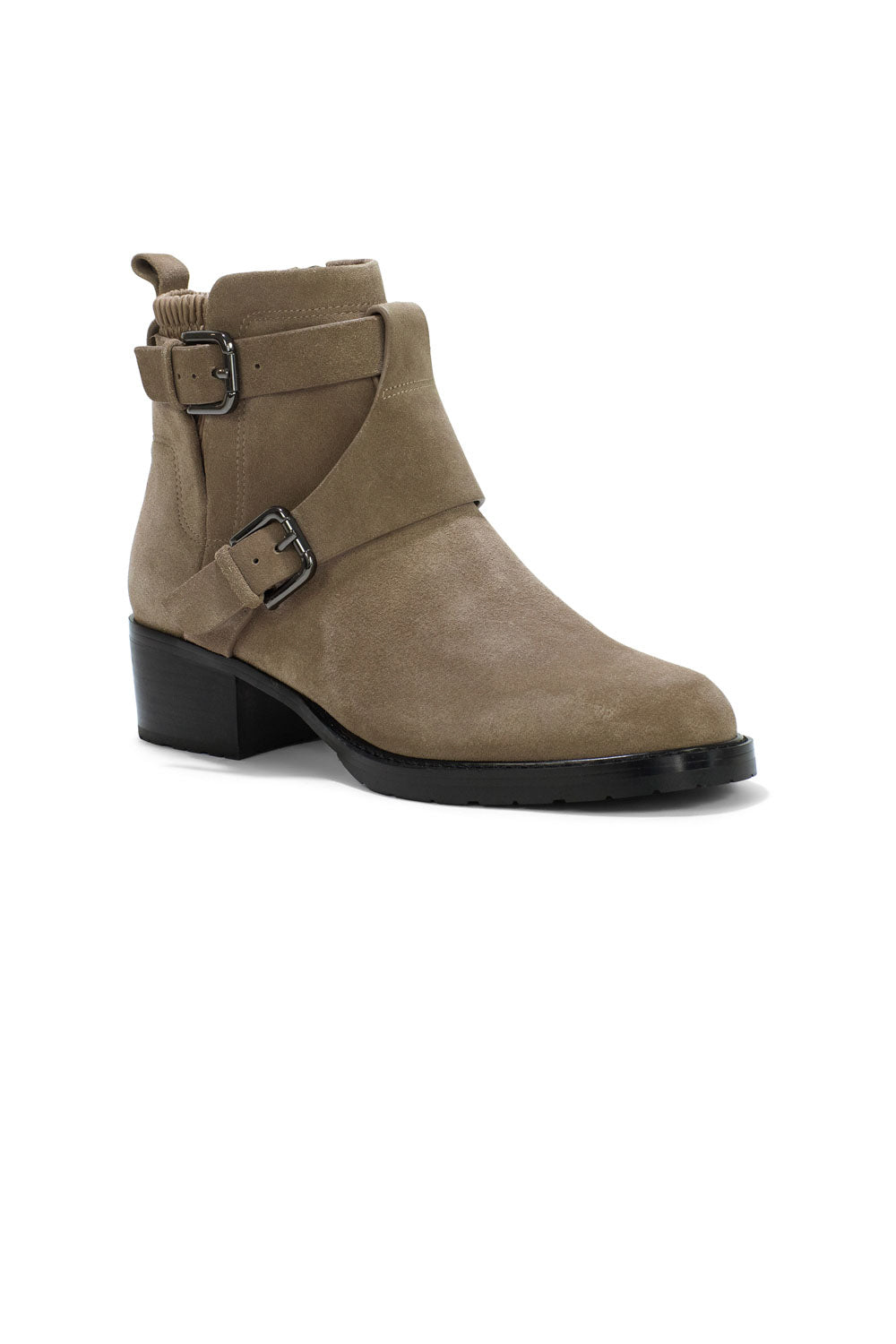 NYDJ Parvani Booties In Oiled Suede - Taupe