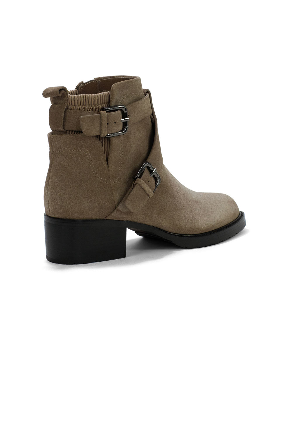 NYDJ Parvani Booties In Oiled Suede - Taupe