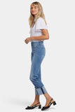 NYDJ Marilyn Straight Jeans In Petite With 5" Cuffs - Barcelona Breeze