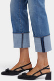 NYDJ Marilyn Straight Jeans In Petite With 5" Cuffs - Barcelona Breeze