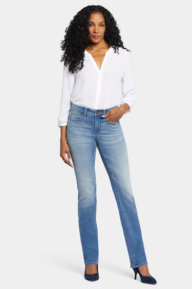 NYDJ Marilyn Straight Jeans In Petite  - Maele