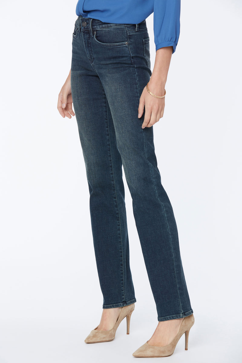 Marilyn Straight Jeans In Petite - Prosperity Blue | NYDJ