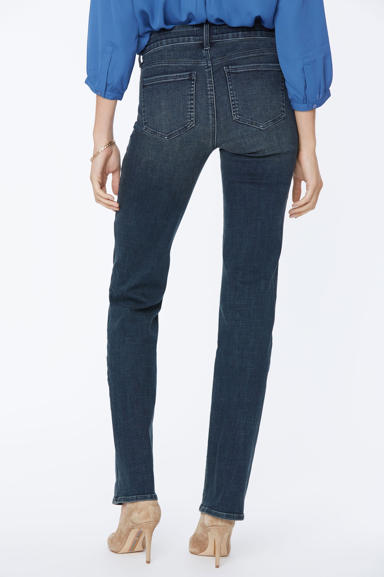 NYDJ Marilyn Straight Jeans In Petite  - Prosperity