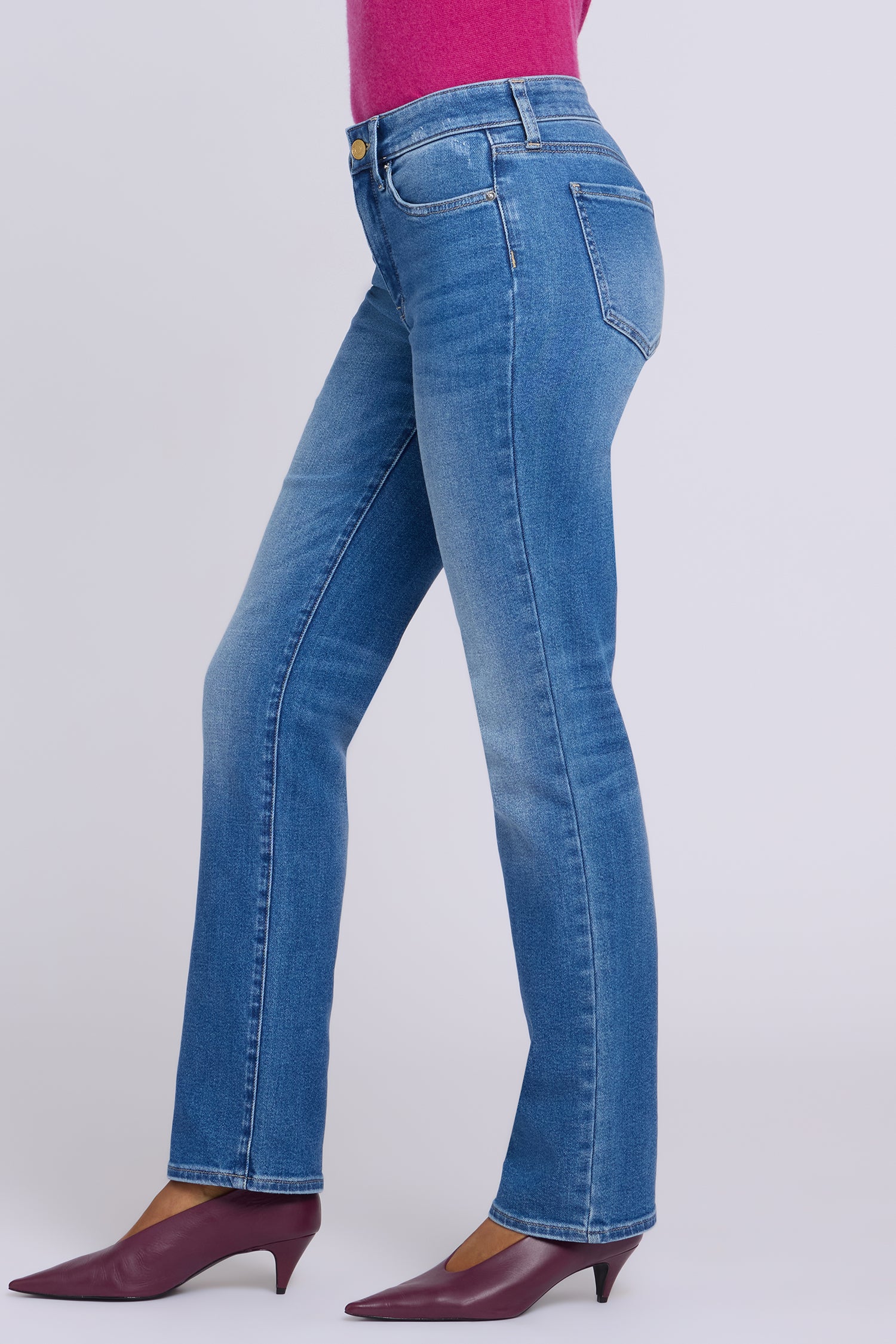 NYDJ Marilyn Straight Jeans In Petite  - Phlox