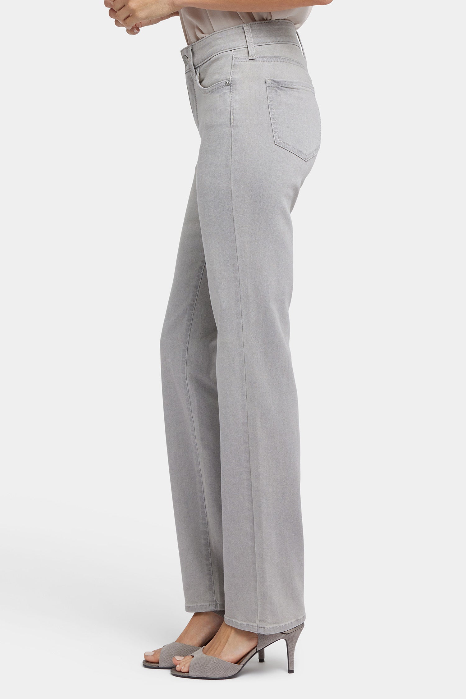 NYDJ Marilyn Straight Jeans In Petite  - Grenada Mist