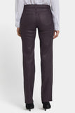 NYDJ Coated Marilyn Straight Jeans In Petite  - Fig Coated