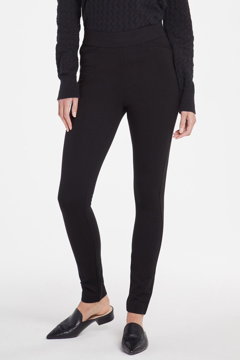 NYDJ Pull-On Legging Pants In Petite Sculpt-Her™ Collection - Black