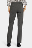 NYDJ Classic Trouser Pants In Petite Sculpt-Her™ Collection - Charcoal Heathered