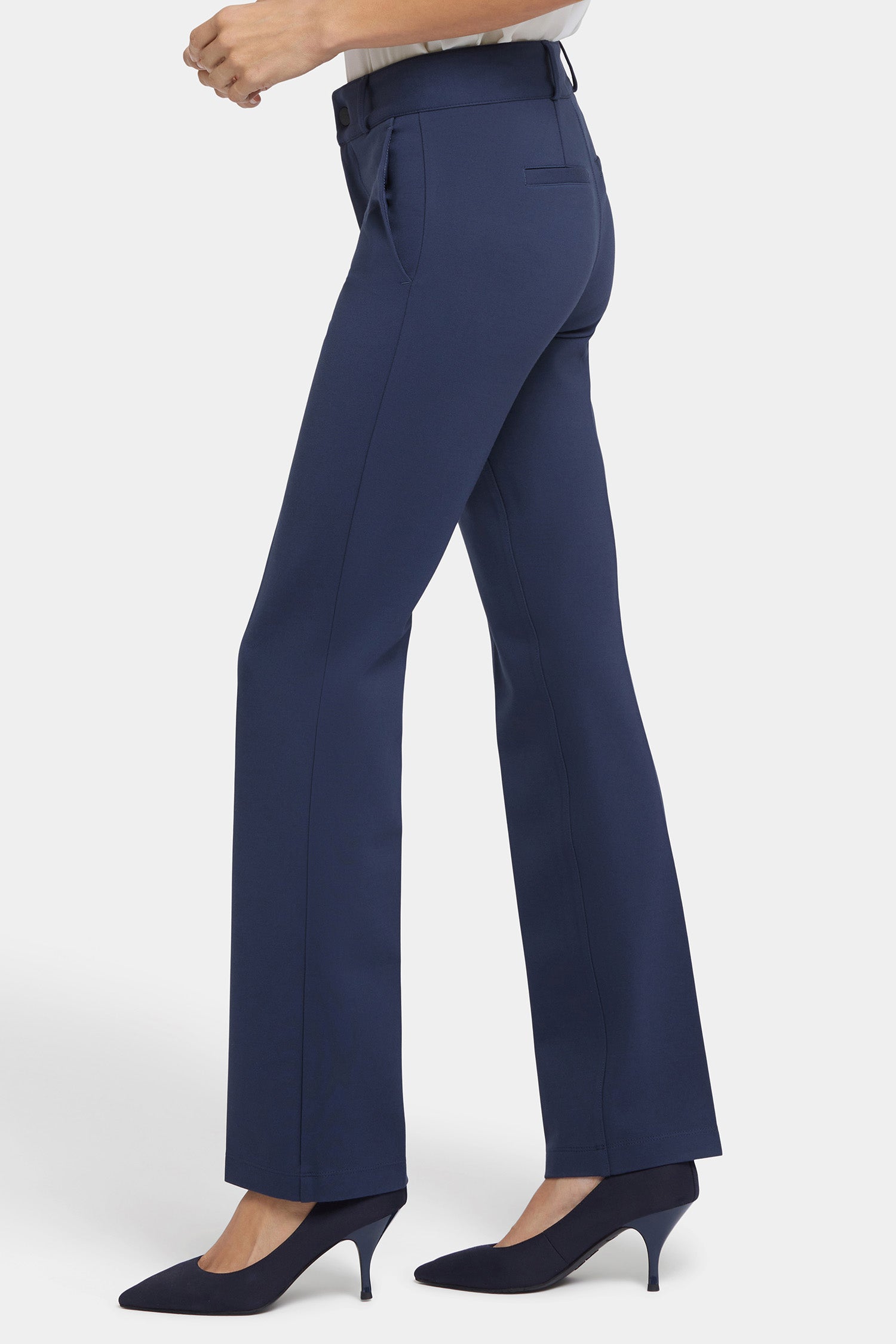 NYDJ Classic Trouser Pants In Petite Sculpt-Her™ Collection - Oxford Navy