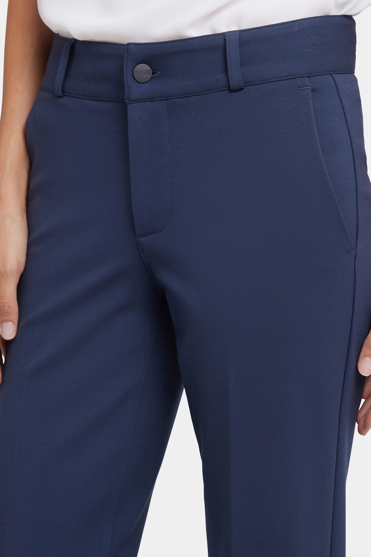 NYDJ Classic Trouser Pants In Petite Sculpt-Her™ Collection - Oxford Navy