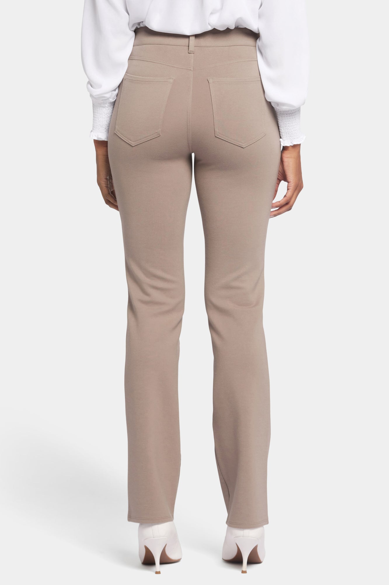 NYDJ Marilyn Straight Pants In Petite Sculpt-Her™ Collection - Saddlewood