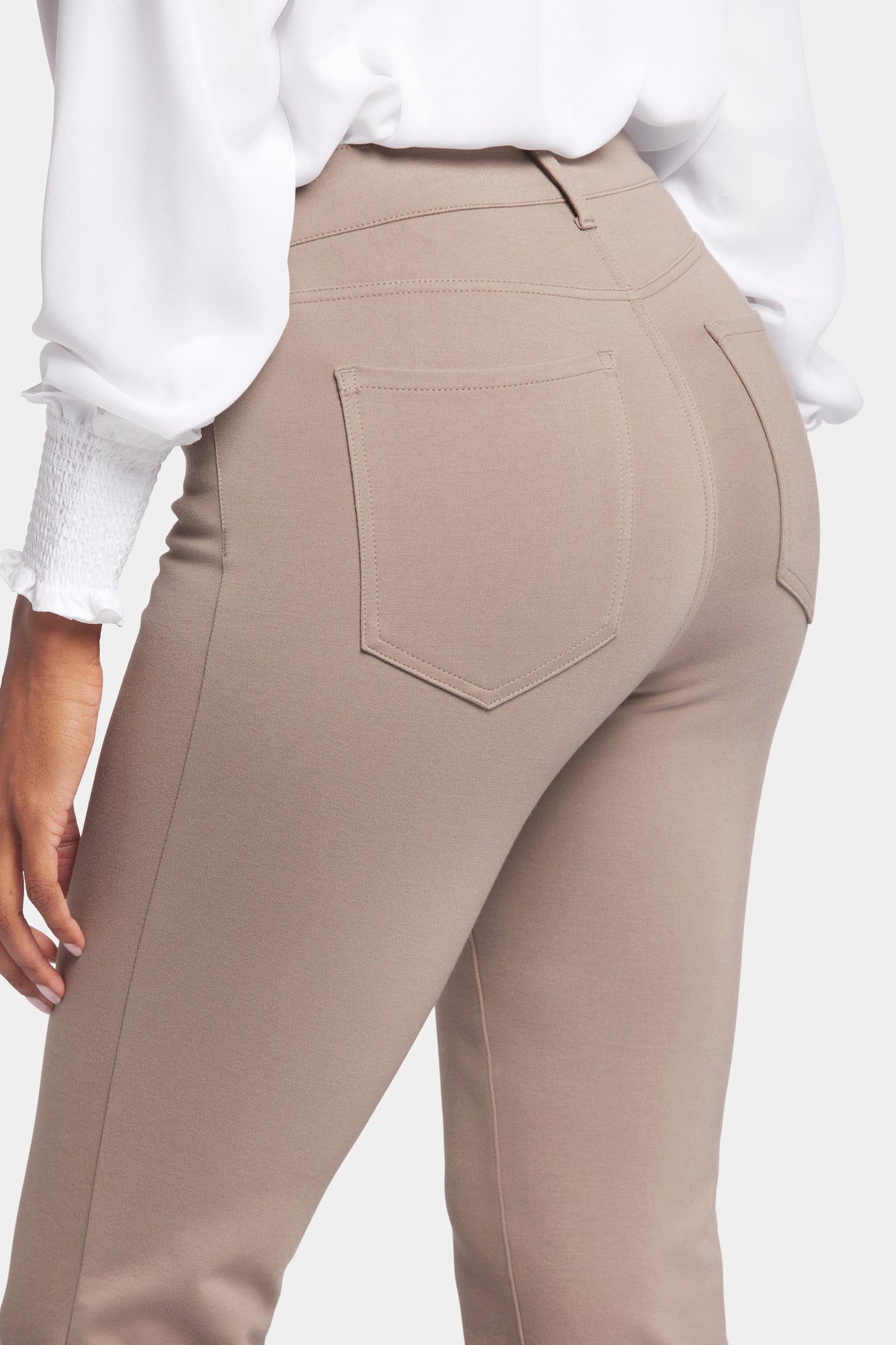 NYDJ Marilyn Straight Pants In Petite Sculpt-Her™ Collection - Saddlewood