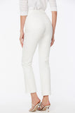 NYDJ Slim Bootcut Ankle Jeans In Petite In Cool Embrace® Denim With Frayed Hems - Optic White