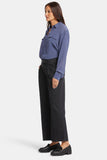 NYDJ Teresa Wide Leg Ankle Jeans In Petite With Pleats - Eternity