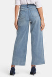 NYDJ Teresa Wide Leg Ankle Jeans In Petite With Pleats - Indigo Stream