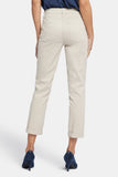 NYDJ Margot Girlfriend Jeans In Petite With Roll Cuffs - Feather