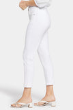 NYDJ Margot Girlfriend Jeans In Petite With High Rise - Optic White