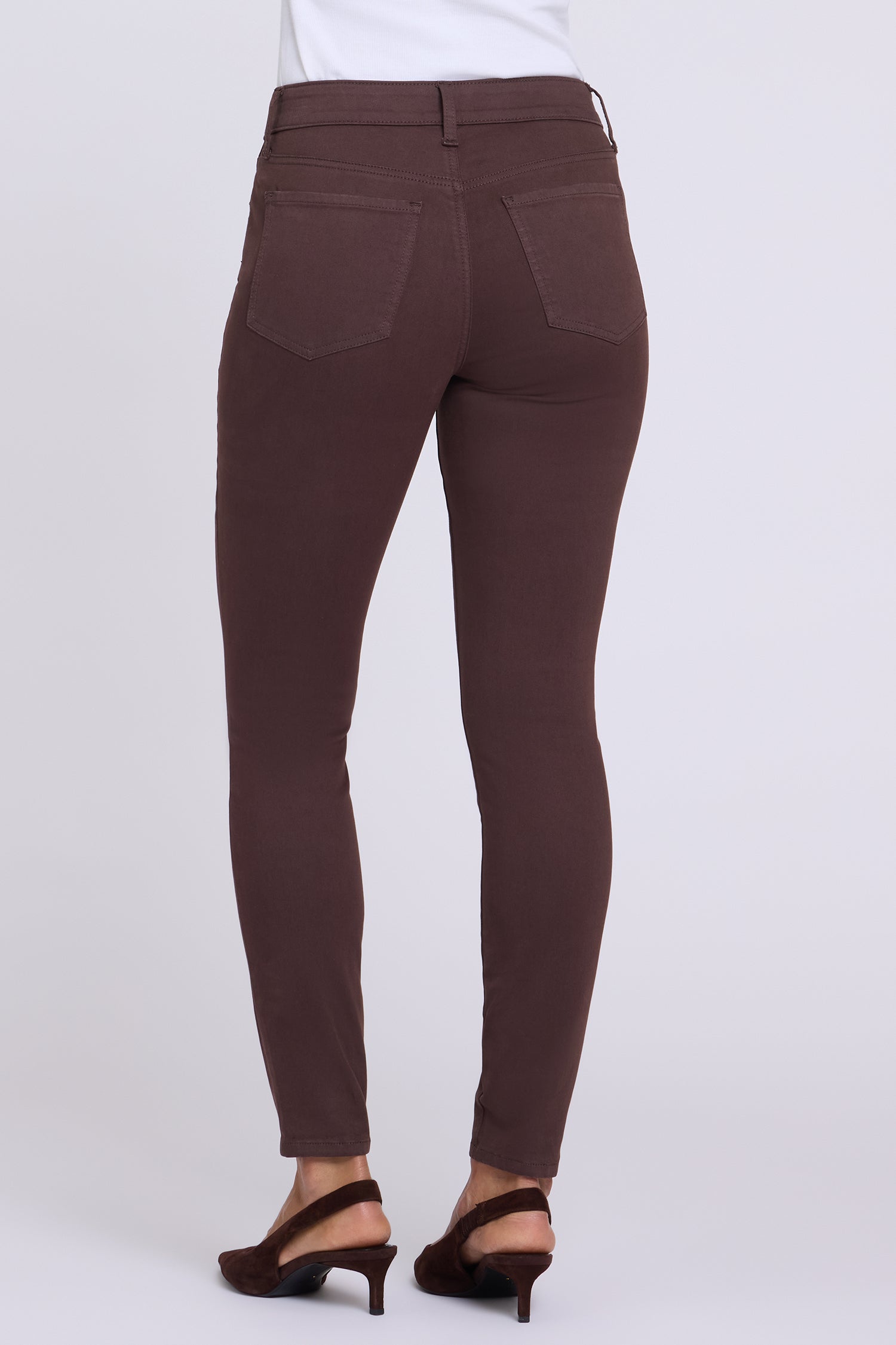 NYDJ Ami Skinny Jeans In Petite  - Bitter Chocolate