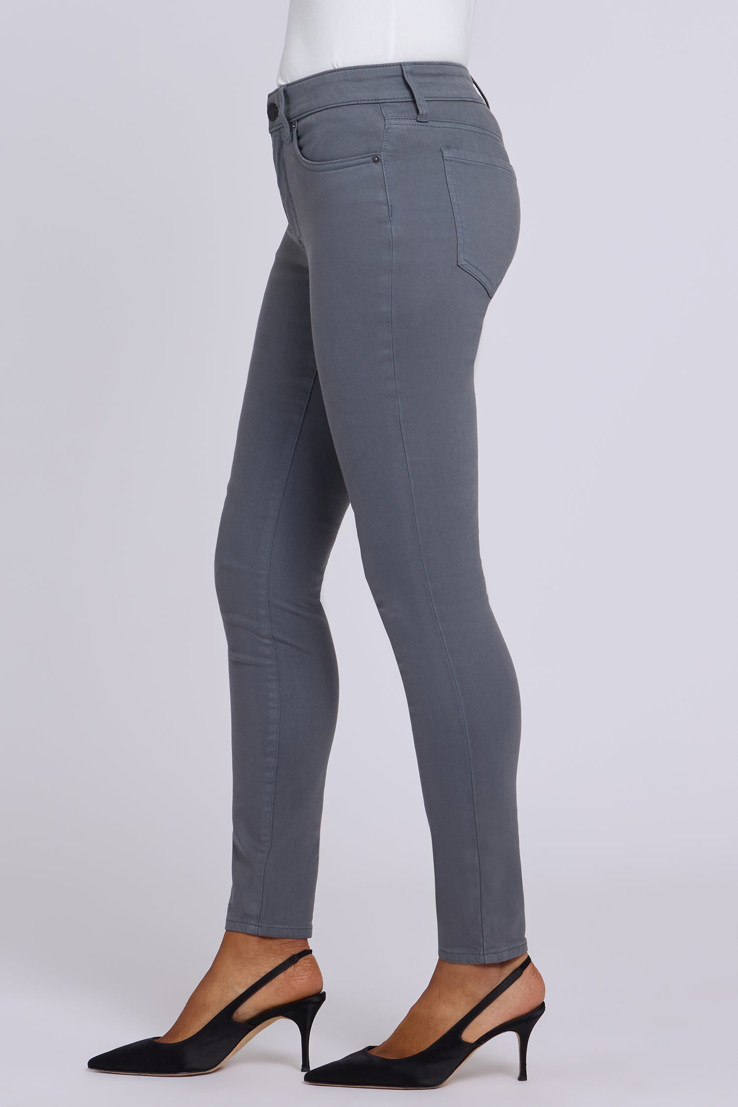 NYDJ Ami Skinny Jeans In Petite  - Vintage Charcoal